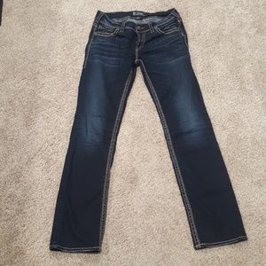 Women's silver Jean size 31x34